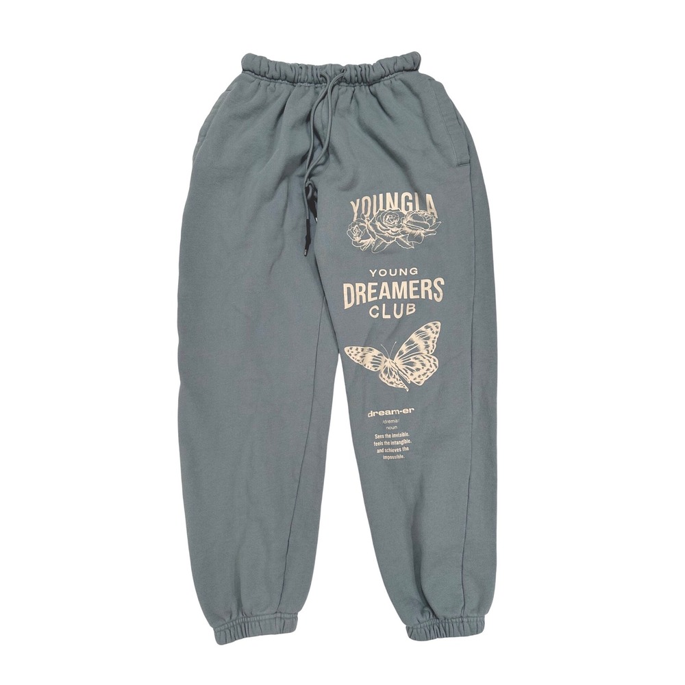 YoungLA Gray Green 'Young Dreamers Club' Track Pants